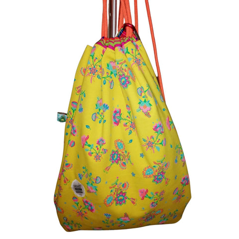 Rucksack "Yellow Flowers" // Limited Edition