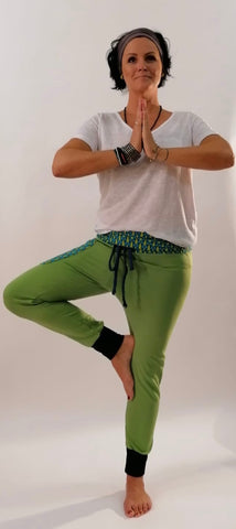 Yogahose "Green Butterfly" // Limited Edition