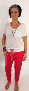 Yogahose "Pink/White Loveletters" Limited Edition
